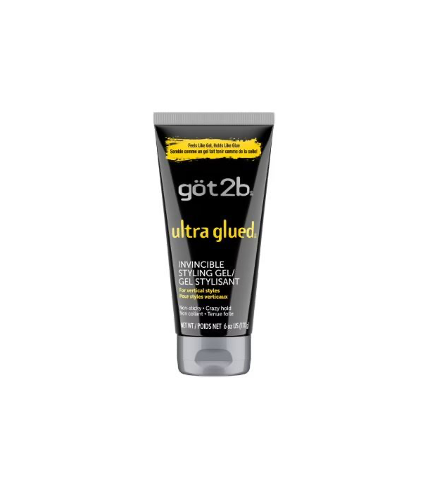 Got2b Ultra Glued – Invincible Styling Hair Gel for Extreme Hold (6 oz)